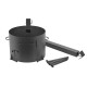 Stove with a diameter of 410 mm with a pipe for a cauldron of 16 liters в Якутске