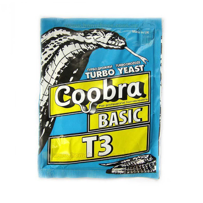 Турбодрожжи спиртовые "COOBRA" BASIC T3 (90 гр) в Якутске